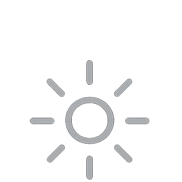 Gray loading icon on a white background
